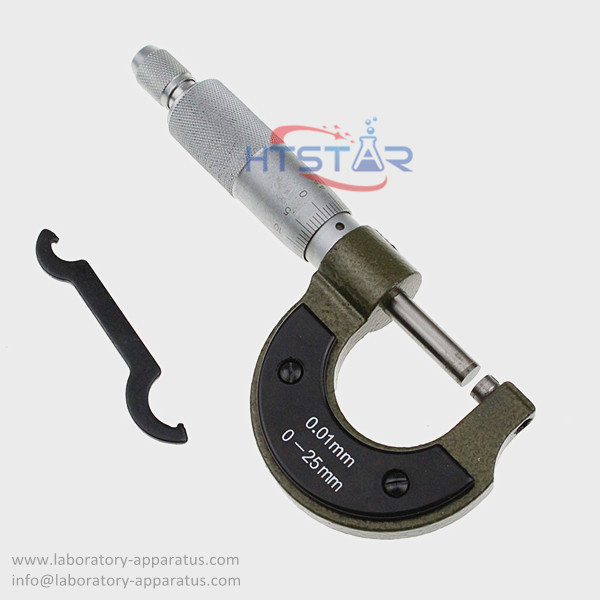 High Precision External Micrometer 25mm Teaching Instrument HTSTAR