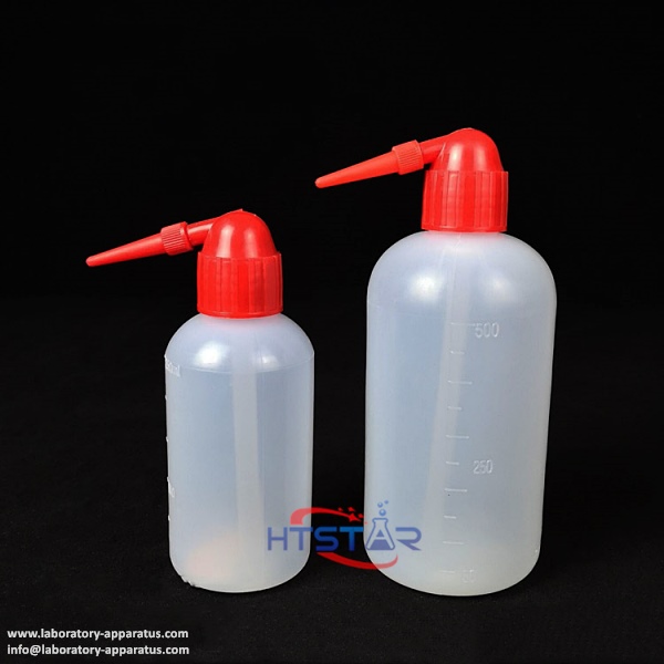 Wash Bottle Red Cap 250ml 1000ml Chemistry Use Lab Essential