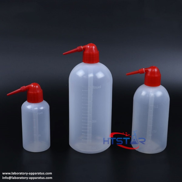 Wash Bottle Red Cap 250ml 1000ml Chemistry Use Lab Essential