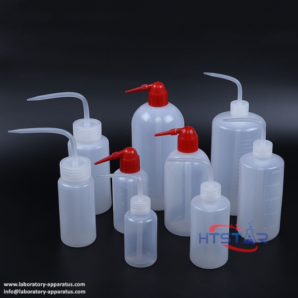 Wash Bottle Red Cap 250ml 1000ml Chemistry Use Lab Essential