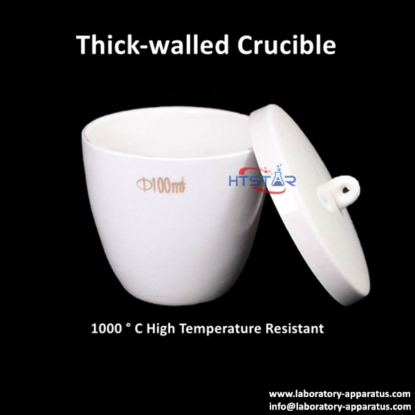 Ceramic Crucible With Lid Porcelain Crucible Volatile Crucible