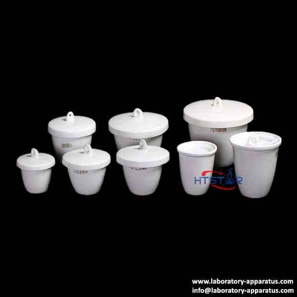 Ceramic Crucible With Lid Porcelain Crucible Volatile Crucible Laboratory Consumable Laboratory Apparatus Science Lab Equipment Teaching Materials Lab Supplies Manufacturer Supplier Exporter Http Www Laboratory Apparatus Com