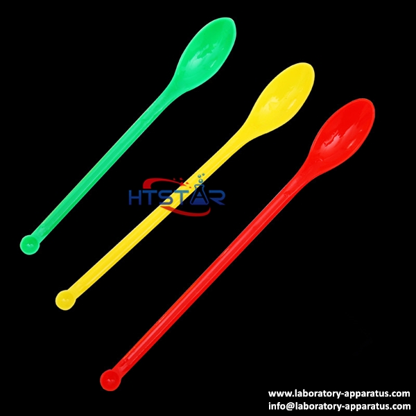 Lab Plastic Spatulas Set 3 Colors Chemical Experiment Spoons Laboratory Consumables Laboratory