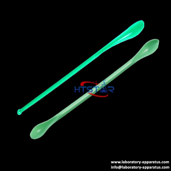 Laboratory Plastic Spatulas Dual Ends 20cm Lab Consumables Plasticwares