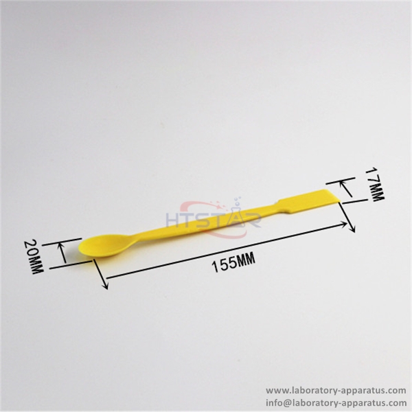 Laboratory Plastic Spatulas Spoon Colors Dual Ends 20cm Lab Consumables