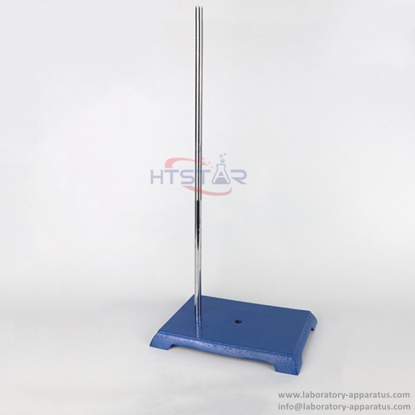 Titration Stand Cast Iron Base Blue 58cm Laboratory Burette Holder For